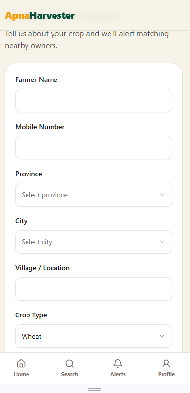 Apna Harvester app screenshot 2
